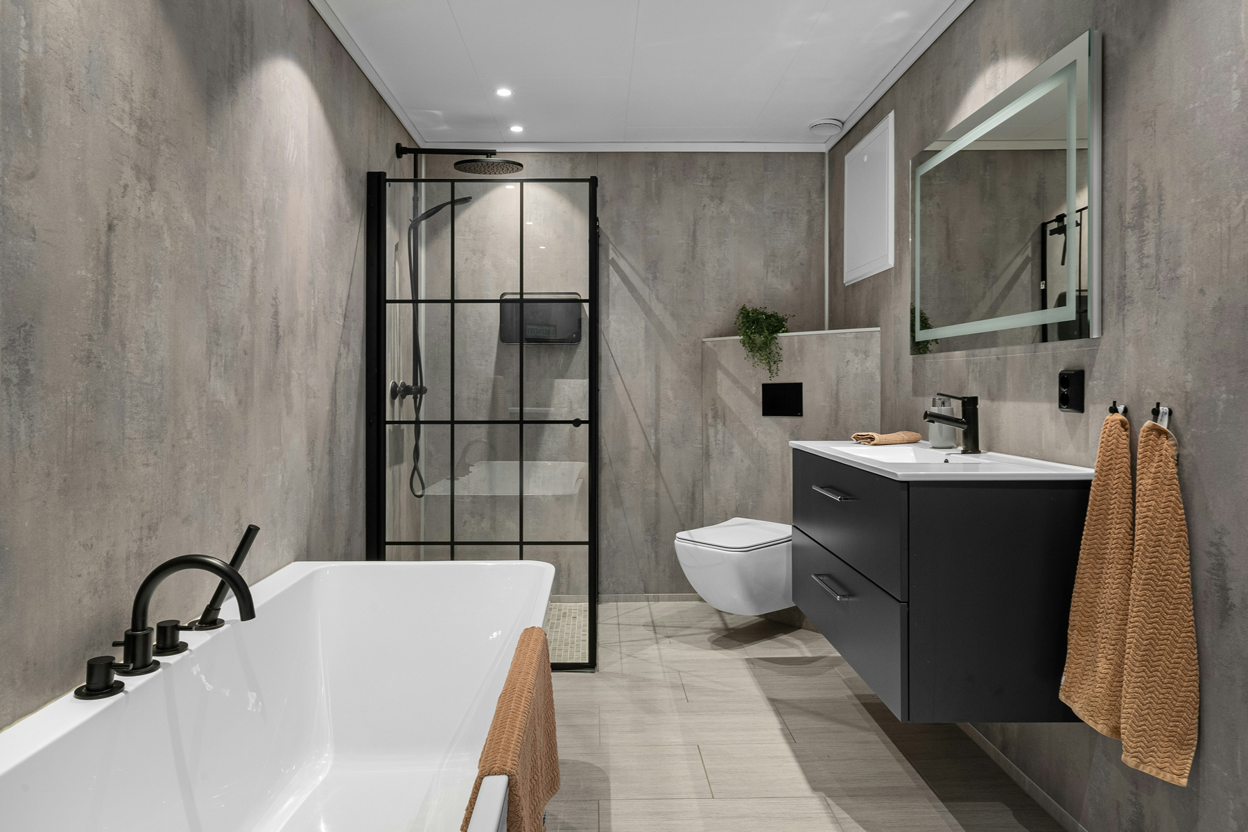 Badezimmer wird regelmäßig gereinigt